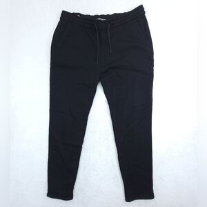 Mavi Athletic Denim Stretch Black Drawstrings Athleisure Tapered Size 38x32